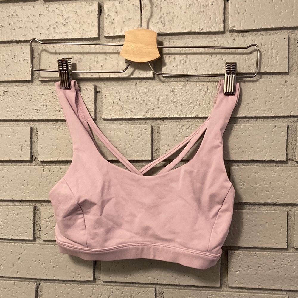 Lululemon lilac cross back bra